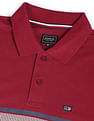 Arrow Sports Horizontal Stripe Cotton Polo Shirt