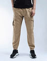 Flying Machine Mid Rise Relaxed Fit Joggers