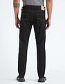 Flying Machine Mid Rise Slash Slim Tapered Jeans
