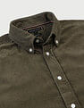 Tommy Hilfiger Solid Corduroy Regular Fit  Shirt
