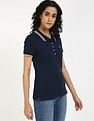 Tommy Hilfiger Solid Slim-Fit Cotton Polo T-Shirt