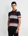 Arrow Sport Horizontal Stripe Regular Fit Polo Shirt