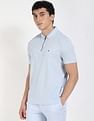 Tommy Hilfiger Solid Regular-Fit Cotton Polo Shirt