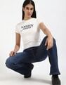 Tommy Hilfiger Womens White Logo T-Shirt