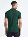 Flying Machine Appliqued Logo Solid Polo Shirt