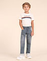 U.S. Polo Assn. Kids Boys Relaxed Fit Grey Jeans