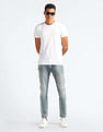 Flying Machine Slash Slim Tapered Fit Italian Jeans