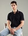 Tommy Hilfiger Solid Slim-Fit Cotton Polo T-Shirt