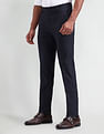 Arrow Newyork Checked Slim Fit Trousers