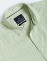 Flying Machine Vertical Stripe Cotton Shirt