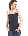 U.S. Polo Assn. Women Solid Cotton Camisole