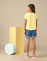 U.S. Polo Assn. Kids Girls Foil Print Relaxed Fit T-Shirt