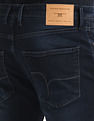 Flying Machine Mid Rise Slash Slim Tapered Jeans