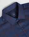 Arrow Patterned Tartan Formal Shirt