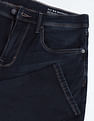 Flying Machine Slash Slim Tapered Mid Rise Jeans