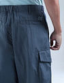 Flying Machine Cobain Loose Fit Solid Cargos