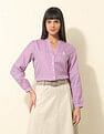 U.S. Polo Assn. Women Vertical Striped Shirt