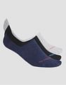 USPA Innerwear Silicone Grip No Show I646 Socks - Pack Of 3