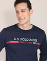 U.S. Polo Assn. Crew Neck Printed Logo Sweatshirt