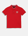 Tommy Hilfiger Kids Boys Solid Regular-Fit Cotton Polo T-Shirt