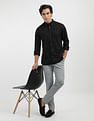 Tommy Hilfiger Oxford Regular Fit Solid Stretch Shirt