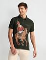 U.S. Polo Assn. Denim Co. Graphic Print Muscle Fit Polo Shirt