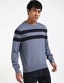Tommy Hilfiger Striped Regular-Fit Cotton Sweater