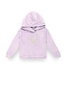 U.S. Polo Assn. Kids Girls Embroidered Logo Hooded Sweatshirt