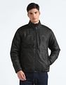 Flying Machine Reversible Solid Quilted Jacket