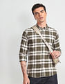 Flying Machine Tartan Check Slim Shirt