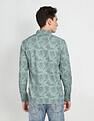 Flying Machine Floral Print Cotton Shirt