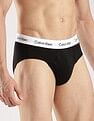 Calvin Klein Underwear Solid Low Rise Multi Briefs - Pack Of - 3