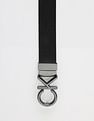 Calvin Klein Solid Black Leather Reversible Belts