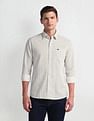 Arrow Sports Oxford Geometric Print Shirt
