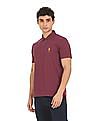 U.S. Polo Assn. Checked Cotton Pique Polo Shirt