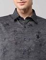 U.S. Polo Assn. Denim Co. All-Over Printed Pure Cotton Shirt