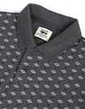 Flying Machine Geometric Print Pique Polo Shirt