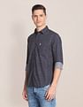 U.S. Polo Assn. Spread Collar Cotton Casual Shirt