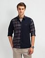 Arrow Sport Manhattan Slim Fit Tartan Checked Shirt