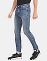 Calvin Klein Men Blue Skinny Fit Stone Wash Four-Way Stretch Jeans