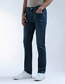 Flying Machine Freddie Slim Straight Fit Stone Washed Jeans