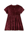 Tommy Hilfiger Kids Girls Fit & Flare Regular Fit Dress