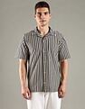 Tommy Hilfiger Striped Regular Fit Cotton Shirt