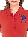 U.S. Polo Assn. Women Regular Fit Pique Polo Shirt