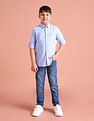 U.S. Polo Assn. Kids Boys Button Down Striped Shirt