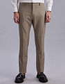 Tommy Hilfiger Regular-Fit Textured Mid Rise Trousers