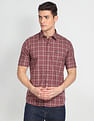 Arrow Sports Checkered Half Sleeve Casual Shirt