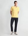 Arrow Sports Tipped Collar Solid Polo Shirt