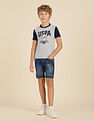 U.S. Polo Assn. Kids Boys Brand Printed Pure Cotton T-Shirt