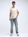 Flying Machine Vertical Stripe Dobby Shirt